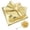 Champagne, variant on Men’s Black Pre-tied Bow Tie Set, 4PCS Gift Set with Pocket Square, Cufflinks & Lapel Pin