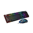 thumbnail image 2 of US 1-2 Set of Gaming Keyboard and Mouse Combo RGB LED Backlight Ergonomic TF200, 2 of 12