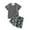 Grey, variant on WOYY Toddler Boys Pajamas Short Sleeves Top and Shorts Sleepwear Loungewear, Sizes 3-4T