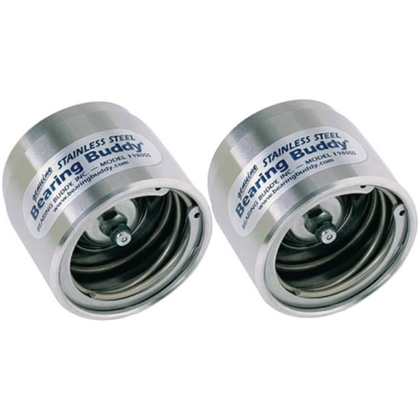 Bearing Buddy Stainless Steel Trailer Wheel Bearing Protector 2 Pack
