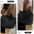 thumbnail image 6 of Kukuzhu Quilted Tote Bag for Women Puffer Hobo Handbag Lightweight Quilted Padding Shoulder Bag Nylon Padded Crossbody Bag, 6 of 6