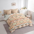 thumbnail image 2 of Erosebridal Western Aztec Geometric 7 Pieces Bedding Comforter Set,Bohemian Exotic Style Full Bedding Set For Adult,Reversible, 2 of 7