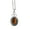 tiger-eye, variant on Solid 925 Sterling Silver Necklace For Women, Genuine Cabochon Oval Labradorite Gemstone Amazing Handcrafted Necklace For Her