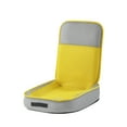 thumbnail image 6 of Loungie Daron Foldable & Portable Mesh Floor Chair, Yellow, 6 of 7