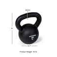 thumbnail image 6 of Titan Fitness 30 LB Cast Iron Kettlebell, Single Piece Casting, LB Markings, Full Body Workout, 6 of 6