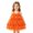 Orange, variant on Otqutp Toddler Girls Halloween Dress Spaghetti Strap Star Glitter Skirt Pumpkin Tulle Dress Kids Fall Sleeveless Tank Dresses