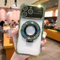 thumbnail image 1 of compatible iPhone 11 Pro Max MagSafe Holder Shockproof TPU Phone Case with Lens Film Cheap and fine, 1 of 4