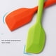 thumbnail image 4 of Espátulas de silicona Diseño de una pieza: espátula de goma pequeña para mezclar, cocinar y hornear, paquete de 3, naranja+azul+rojo, 20,8*4 cm, 4 of 5