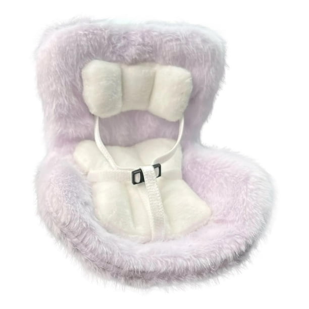 Car Seat For Dolls With Soft Furry Cushion Vent Clip And Desktop Stand Cute And Functional Car Ornament For Fans And Doll Collectors