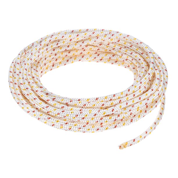 Cuerda de arranque de retroceso Uxcell 5.5mm 10m Cuerda de nylon para motosierra Blanco Rojo Amarillo