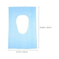 thumbnail image 2 of FOMIYES Portable Toilet Seat Cover Disposable for Bathroom Travelers 30Pcs 23.6x15.7x0.04in, 2 of 8