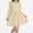 Beige, variant on Teylalorva Girl's Dresses (3-8), Crew Neck Long Sleeve Casual Dresses Soft Comfort Daily Outfit Indoor Outdoor Wearing Brown Size 110