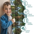 thumbnail image 3 of Blackout Kids Curtains,Colorful Dinosaurs Waterfall Landscape Pattern Childrens Insulated Curtains Set Of 2,Bedroom Essentials,Toddler Room Decor 52"x84", 3 of 5