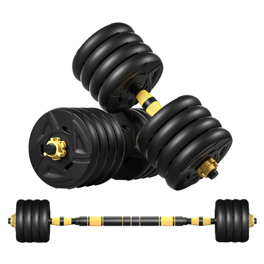 Details about    Free Weights Set With Connecting Rod 30KG Adjustable Weights Dumbbells Set 