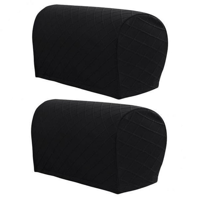 Tnarru 2x2x Couch Sofa Armrest Covers Furniture Protector Recliner Armrest Slipcovers Black