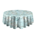 thumbnail image 5 of Princess Pattern Round Tablecloth 60"x60",Wrinkle Wipeable Table Cloth for Kitchen Dining Room Picnic Patio Party, 5 of 6