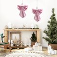 thumbnail image 4 of Elegant Buffalo Plaid Wreath Bow, 13.78'' x 9.84" Large Xmas Bow Ribbon for Wreath, Tree Topper, Door & Wall, Holiday Party Indoor Outdoor Decorations, 4 of 4