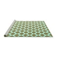 thumbnail image 2 of Ahgly Company Machine Washable Indoor Rectangle Trellis Turquoise Blue Modern Area Rugs, 6' x 9', 2 of 4