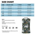 thumbnail image 6 of Xecao Cute Sloth Print Men's Tank Top: Sleek Sleeveless Tee for Casual Sports and Beach Occasions-Small, 6 of 7