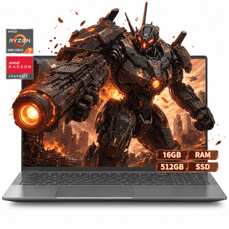 Laptop 15.6 FHD Gaming Laptop, AMD Ryzen 7 5825U, 16GB RAM, 1TB