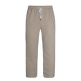 thumbnail image 4 of vdgthytj Mens Athletic Pants Drawstring Elastic Waist Side Striped Texture Running Outdoor Sport Tapered Trousers with Pockets(Large,Khaki), 4 of 7