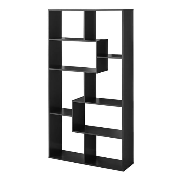Mainstays 8 Cube Bookcase Espresso, Mainstays White Bookcase