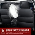 thumbnail image 7 of Maidao Car Seat Covers Leather Full Set for Mercury for Mariner 2004-2010 5 Seats Airbag Compatible Waterproof Front Rear Cushion Protector Black, 7 of 7