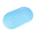 thumbnail image 2 of Alfombrilla de bañera de PVC, segura, ovalada, de secado rápido, para ducha, fácil de limpiar. Azul, 2 of 9