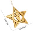thumbnail image 3 of Christmas Tree Ornament Metal Hanging Craft Xmas Gifts Tree Hanging Craft Collectible DIY Pendant for Home Party Decor Personalized Holiday Gift for Xmas Tree, 3 of 6