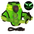 thumbnail image 1 of LED Dog Harness, USB Rechargeable Dog Vest Luminous + Reflective Design, Adjustable Dog Safety Harness with Padded, Lightweight Collar for Dogs, Puppi, 1 of 4