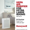 thumbnail image 2 of Honeywell True Allergen HEPA, Extra-Large Room, White/Air Purifier, 2 of 5