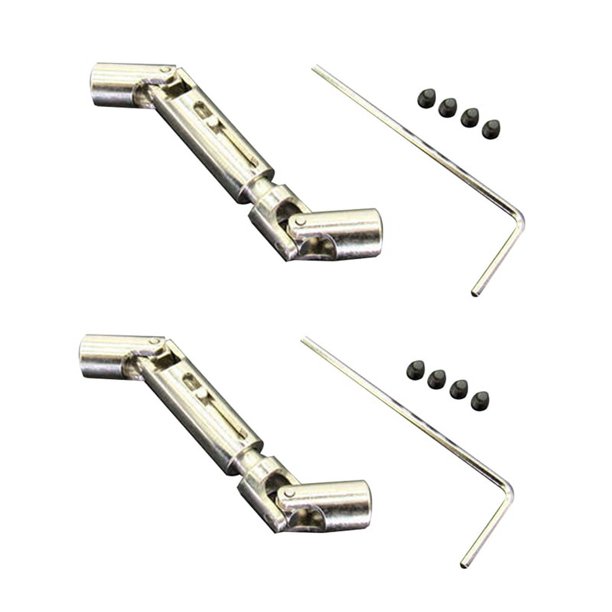2X Eje de TransmisióN CVD de Metal Mejorado para 1/10 D12 1/16 C14 C24 C34 B14 B24 B16 B36 RC Coche Piezas de Accesorios