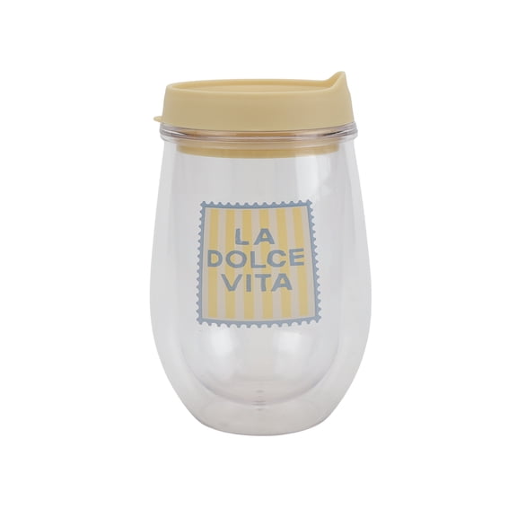 Just Feed Me by Jessie James Decker 12oz Printed Tumbler, Dolce Vita