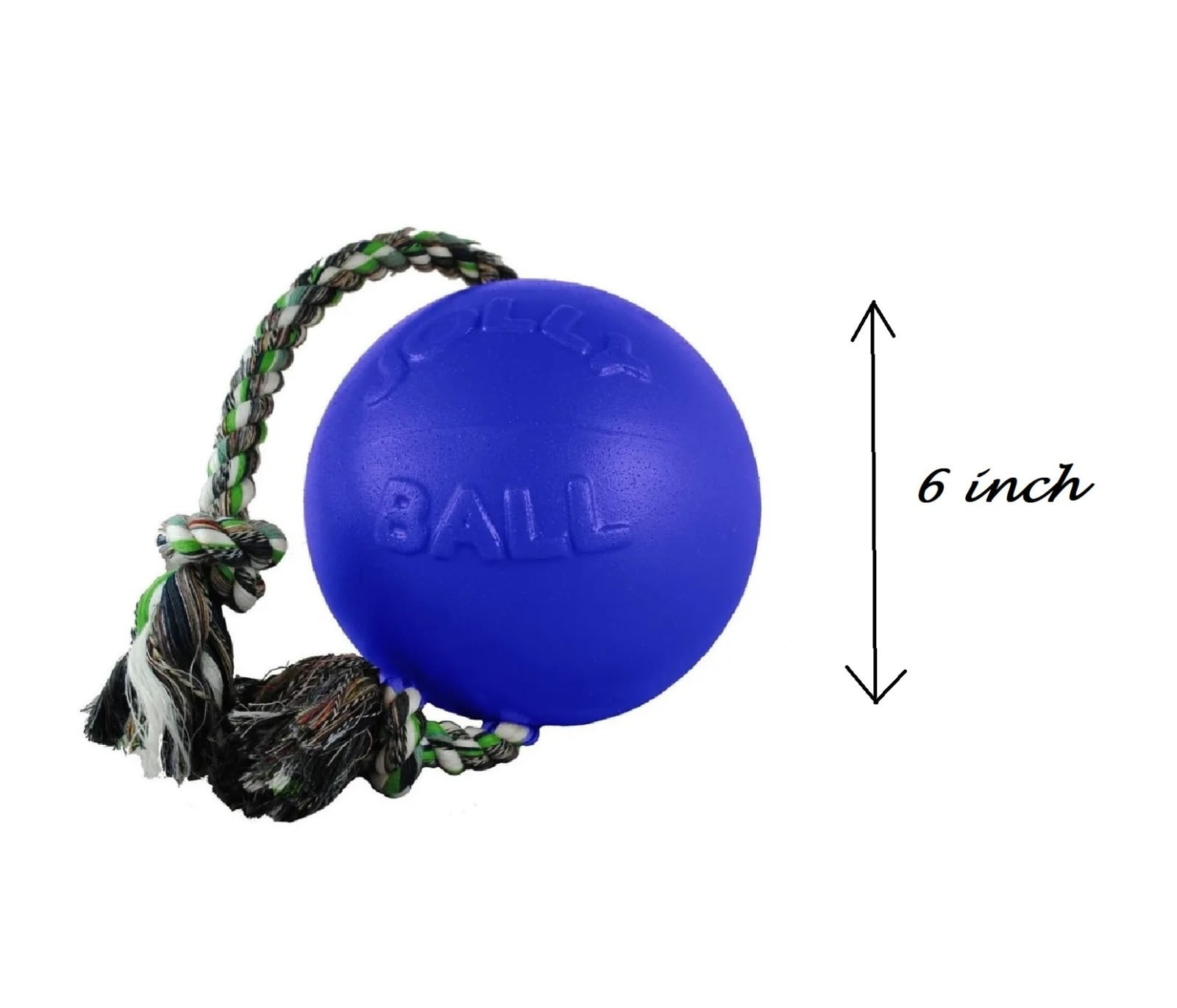 Floating Interactive Rope Dog Horse Toys Romp and Roll Dog Water Tug (Medium - Blue)