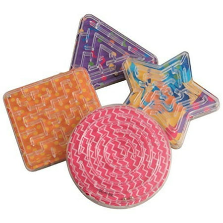 - Lot Of 12 Assorted Color And Design Mini Maze Puzzle Games