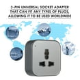 thumbnail image 3 of Adapter,Versatile Mobile Socket Universal 3-pin Socket Outlet Versatile Outlet Versatile Mobile 3-pin Socket Socket Outlet Adben Dsfen Mewmewcat, 3 of 7