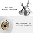 thumbnail image 5 of MEGICOT 6 Fins Blade Compatible with Oster Osterizer Blender with 5 Ribs Bottom Base Sealing Gasket, Extractor Blade Replacement Parts, 5 of 5