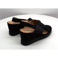 thumbnail image 4 of Journee Collection Womens Ronnie Faux Suede Peep-Toe Wedge Sandals, 4 of 5