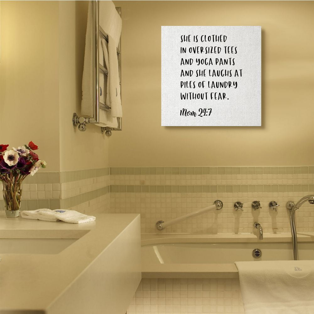 Stupell Industries The Psalm of Mom Phrase Faith Inspired Humor Designed by Anna Quach