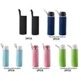 thumbnail image 2 of Billuyoard Funda de neopreno para botella de agua, botella de 550ml con estilo, alta calidad, el neopreno es suave Almacenamiento y organización del hogar 550ml verde, 2 of 6