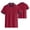 Wine, variant on HAJWOH Polo Shirts for Men Dressy Casual Button Collared Golf T Shirt Classic Solid Color Business Summer Blouses