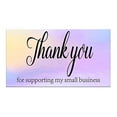 thumbnail image 6 of SIEYIO 50pcs Thank You for Your Order Business Cards Shopping Thanks Greeting Cards Appreciation Card for Small Business, 6 of 12