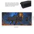 thumbnail image 2 of Hirioo Starry Night Charging Dinosaur for Mouse Pad ,Anti-Slip Base, Durable Stitched Edges, Perfect for Gaming, Office, and Home Use,16x35.5in, 2 of 9