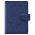 thumbnail image 1 of Eoehro Passport Holder for Travel Essentials, Passport Wallet Cover Case for Travel Must Haves Accessories,Passport Book Holders for Women and Men(dark blue), 1 of 7