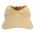 thumbnail image 1 of Sun Hat Pleats Sun Protection Ladies Foldable Anti Sun Cap for Vacation, 1 of 10