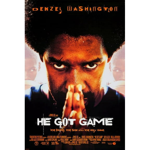He Got Game Movie Poster 24In x 36In Art Poster 24x36 Multi-Color Square Adults Best Posters