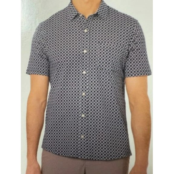 Men's Tailor Vintage Short Sleeve Woven Shirt - Connecticut Originals - Small