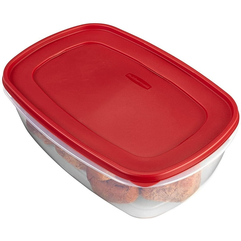 Rubbermaid Easy Find Lid 2.5 Gallon Rectangle Food Storage Container