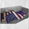 thumbnail image 6 of Pride Soft Flannel Fleece Throw Blanket, Conceptual Flag with American Pride Colors Activism Freedom Nationwide Celebration, Cozy Plush for Indoor and Outdoor Use, 70" x 90", Multicolor, by Ambesonne, 6 of 6