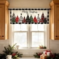 thumbnail image 6 of Eolstice Christmas Kitchen Curtains, Christmas Tree Windows Valances Rod Pocket Curtain, Kitchen Dining Room Curtains, Holiday Decor, 6 of 8